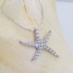 Starfish Sterling Silver Pendant